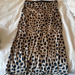 Realisation leopard skirt